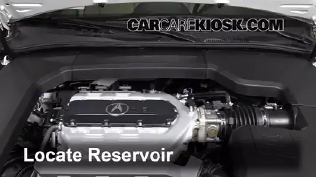 2012 Acura TL 3.5L V6 Liquide essuie-glace Ajouter du liquide